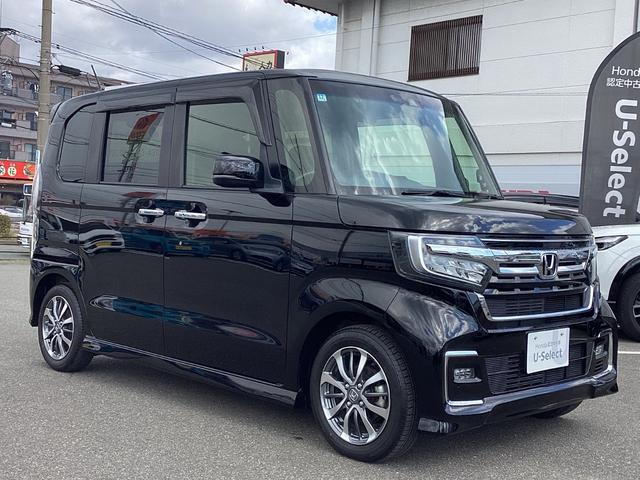 Ｎ－ＢＯＸカスタム Ｌ　ワンオーナー・ナビ・前後ドラレコ・ＥＴＣ・リヤカメラ・ＬＥＤヘッドライト・衝突軽減ブレーキ・クルーズコントロール・スマートキー　スマートキーシステム　追従型クルコン　ヒーター　Ｂｌｕｅｔｏｏｔｈ音楽（3枚目）