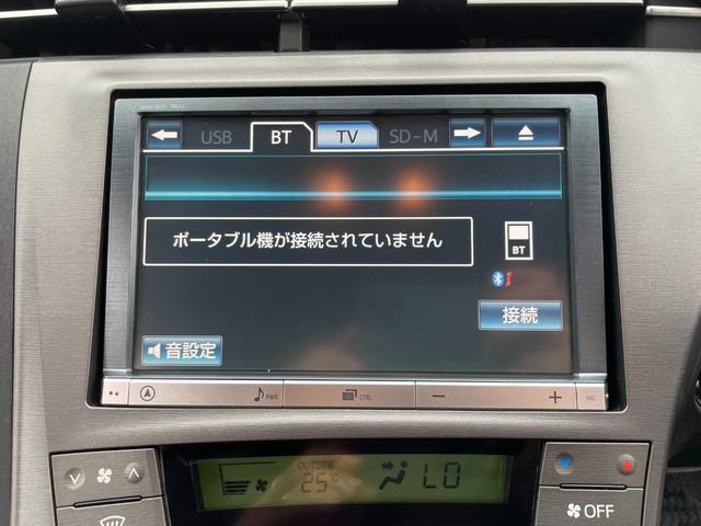 プリウス Ｓ　モデリスタエアロ　１８インチアルミ　ナビ地デジＢｌｕｅｔｏｏｔｈ　バックカメラ　ＥＴＣ　スペアキー（7枚目）