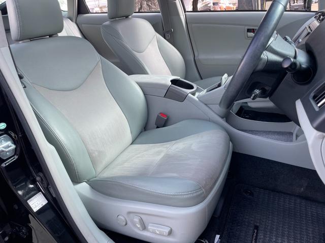 プリウス G サンルーフ レーダークルーズ ハーフレザーシート ビルトインETC ナビ地デジ Bluetooth バックカメラ フォグライト クリアランスソナー スペアキー スペアタイヤ(15枚目)