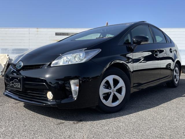 プリウス G サンルーフ レーダークルーズ ハーフレザーシート ビルトインETC ナビ地デジ Bluetooth バックカメラ フォグライト クリアランスソナー スペアキー スペアタイヤ(39枚目)