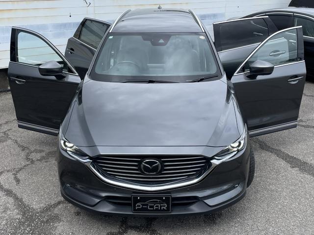 CX-8 XDプロアクティブ Sパッケージ 黒革シート 全周囲カメラ レーダークルーズ 衝突軽減ブレーキ ドラレコ ETC シートヒーター ナビ地デジBluetooth 6人乗り(4枚目)