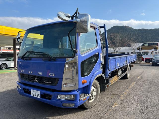 ファイター 4t平ボディ●最大積載量3450kg●マニュアル6速●バックモニター●ETC●荷台内長さ620cm×幅235cm(2枚目)