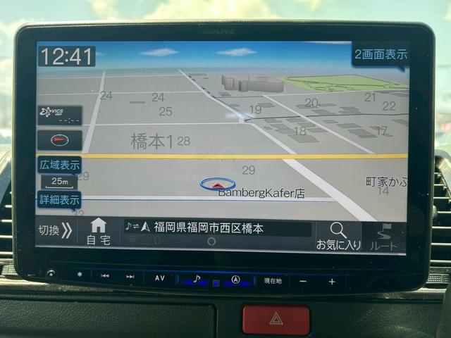 ハイエースバン スーパーＧＬ　ダークプライムＩＩ　モデリスタエアロ　両側パワースライドドア　パノラミックビューモニター　デジタルインナーミラー　セーフティセンス　１１インチナビ　前後ドラレコ（16枚目）