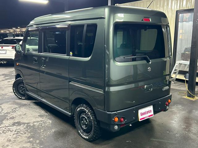 エブリイワゴン ＪＰターボ　ＤＡＭＤコンプリートキット　丸目フェイス　ホワイトレターＭ／Ｔタイヤ　ディスプレイオーディオ　Ｂｌｕｅｔｏｏｔｈ　ミラー型前後ドラレコ　スマートキー　ＥＴＣ　シートヒーター　ワンオーナー　禁煙車（4枚目）