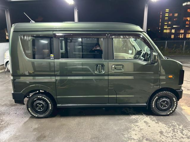 エブリイワゴン ＪＰターボ　ＤＡＭＤコンプリートキット　丸目フェイス　ホワイトレターＭ／Ｔタイヤ　ディスプレイオーディオ　Ｂｌｕｅｔｏｏｔｈ　ミラー型前後ドラレコ　スマートキー　ＥＴＣ　シートヒーター　ワンオーナー　禁煙車（7枚目）