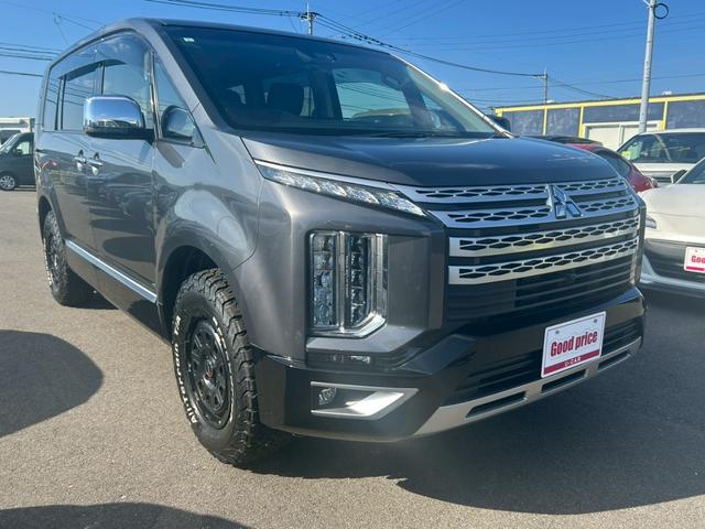 【三菱　デリカＤ：５しました♪】◆両側パワースライドドア◆ＬＥＤヘッドランプ◆ｅ−アシスト（予防安技術）◆パワーバックドア◆社外ホイール