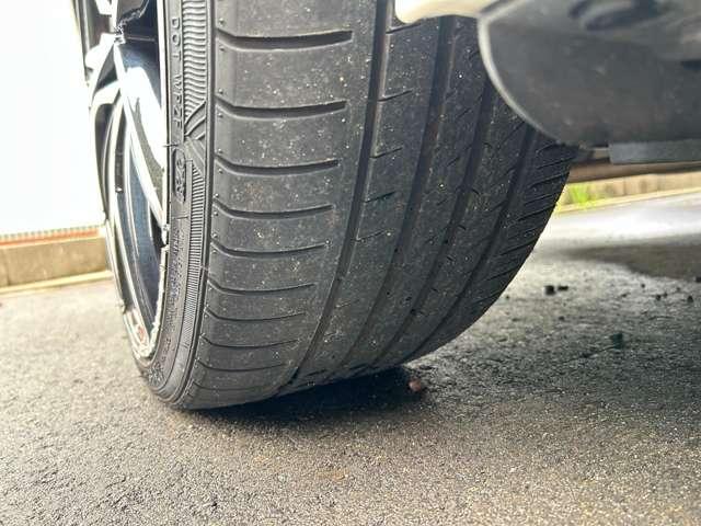 リアタイヤ５分山