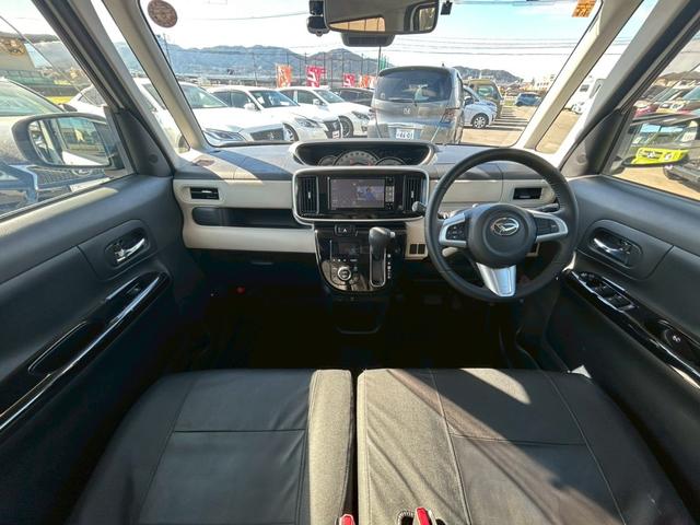 ムーヴキャンバス Ｇブラックインテリアリミテッド　ＳＡＩＩＩ　ツートンカラー／スマートアシストＩＩＩ／両側電動スライドドア／パノラマモニター／純正ナビ／ＬＥＤヘッドライト／ドラレコ／ＥＴＣ（2枚目）