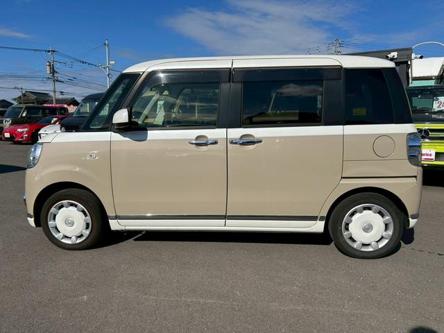 ムーヴキャンバス Ｇブラックインテリアリミテッド　ＳＡＩＩＩ　ツートンカラー／スマートアシストＩＩＩ／両側電動スライドドア／パノラマモニター／純正ナビ／ＬＥＤヘッドライト／ドラレコ／ＥＴＣ（3枚目）