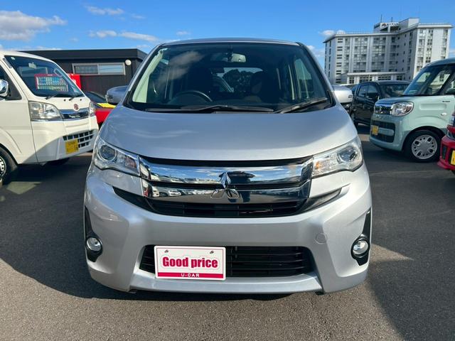 eKカスタム G 純正ナビ/バックカメラ/フルセグTV/電動格納ミラー/オートエアコン/純正14インチAW/HIDヘッドライト/プッシュスタート(9枚目)