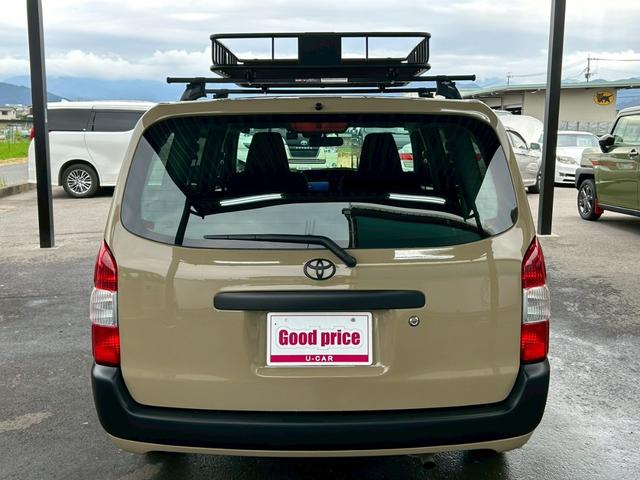 プロボックス ＧＬ　ベージュ全塗装済み　ルーフキャリア　ナビＴＶ　衝突軽減ブレーキ　車線逸脱警報　オートハイビーム　ドライブレコーダー　キーレス　ＥＴＣ　タイミングチェーン駆動（5枚目）