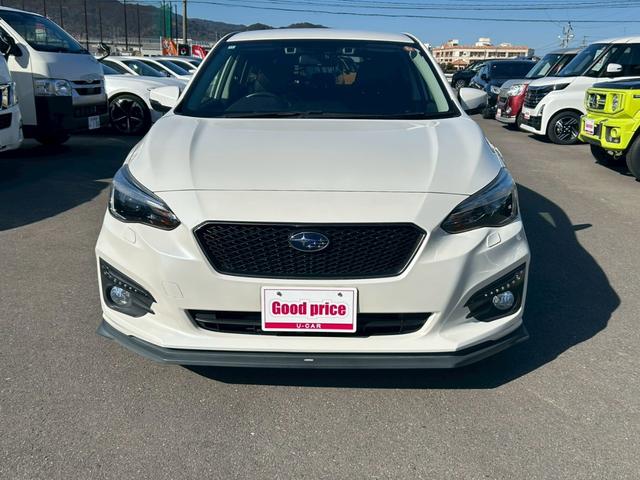 インプレッサスポーツ ２．０ｉ－Ｓアイサイト　ブラックレザーセレクション／ＳＴＩ（Ｆ・Ｓ・Ｒ）スポイラー／ＳＴＩマフラー／ＳＴＩシフトノブ／ＳＴＩ１８インチＡＷ／純正ナビ／バックモニター／パワーシート／シートヒーター／ＬＥＤヘッドライト（9枚目）