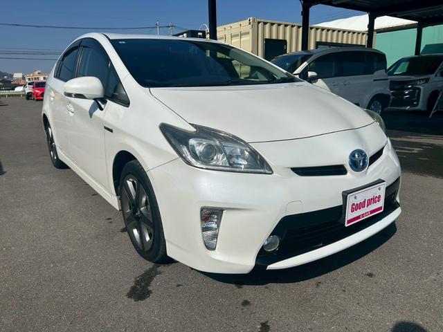 プリウス S 社外9インチナビ/バックモニター/TOYOTA17インチAW/ETC/HIDヘッドライト/オートライト/オートエアコン/スマートキー/エンジンスタートボタン(8枚目)