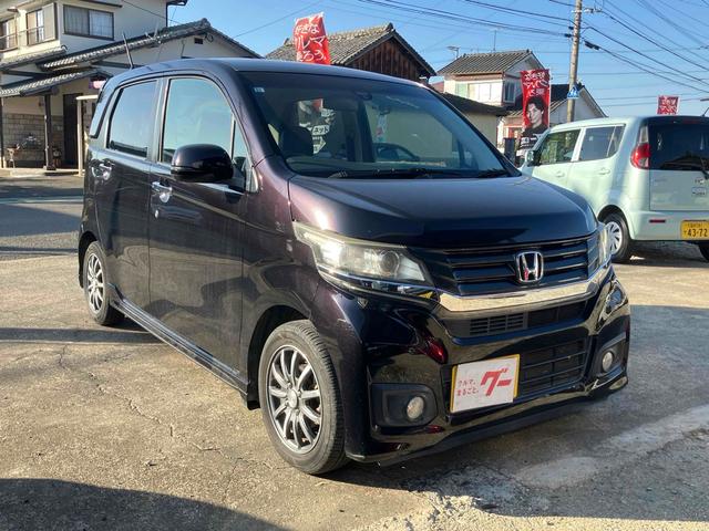 Ｎ－ＷＧＮカスタム Ｇ・ターボパッケージ　バックカメラ　ナビ　ＴＶ　オートクルーズコントロール　衝突被害軽減システム　ＨＩＤ　スマートキー　アイドリングストップ　電動格納ミラー　ベンチシート　ＣＶＴ　盗難防止システム　ＡＢＳ　ＥＳＣ　ＣＤ（13枚目）