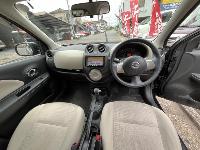 マーチ １２Ｇ　ＥＴＣ　ナビ　ＴＶ　スマートキー　アイドリングストップ　電動格納ミラー　ＣＶＴ　ＣＤ　Ｂｌｕｅｔｏｏｔｈ　エアコン（2枚目）