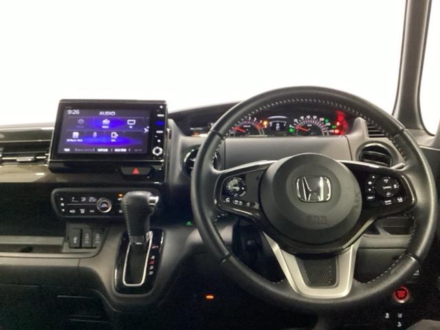 Ｎ－ＢＯＸカスタム Ｇ・Ｌターボホンダセンシング　メモリーナビ　ドラレコ　ＥＴＣ　フルセ　両側ＰＷスライドドア　Ｂモニタ　Ｉストップ　セキュリティー　ＵＳＢ接続　クルーズコントロール　ナビＴＶ　キーレスエントリー　ヒーター　ＶＳＡ　ベンチＳ　ＰＷ（3枚目）