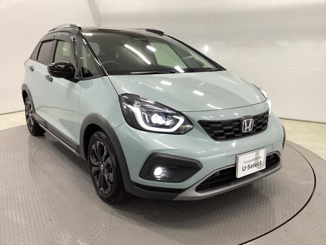 フィット e:HEVクロスター メモリーナビ ETC リアカメラ 衝突回避システム フルオートエアコン 前後センサー LEDランプ エアバッグ サイドエアバック 地デジ オートクルーズコントロール VSA バックカメラ USB(7枚目)