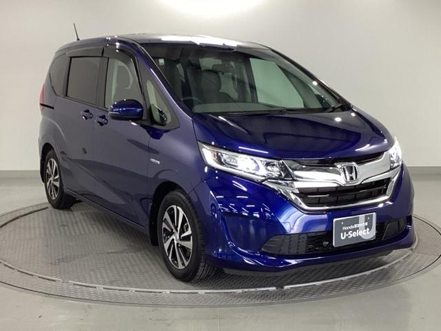 フリードハイブリッド ハイブリッド・EX 純正ナビ フルセグ リアカメラ シ-トヒ-タ- リヤカメラ LEDライト フルオートエアコン ABS ドラレコ付 DVD再生可 ウォークスルー サイドエアバッグ キーフリー アイドリングストップ(7枚目)