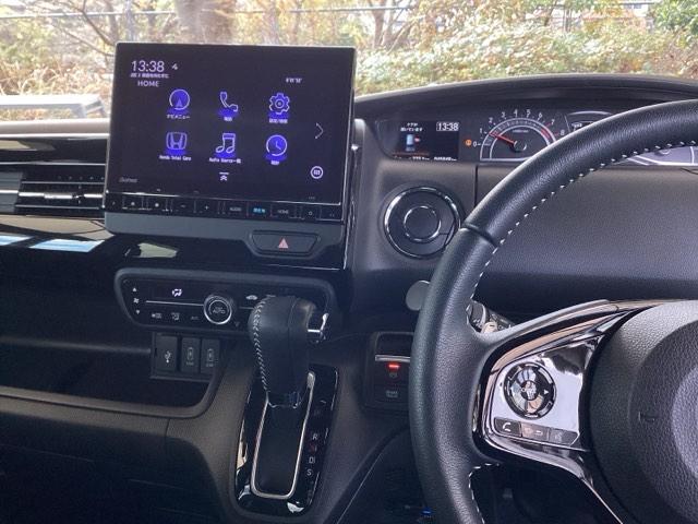 N-BOXカスタム Lターボ 純正ナビ フルセグ リアカメラ 地デジチューナー 衝突軽減ブレーキサポート LEDヘッドライ アイドリングS ターボエンジン PS カーテンエアバック シートヒータ エアバック USB AAC ABS(2枚目)