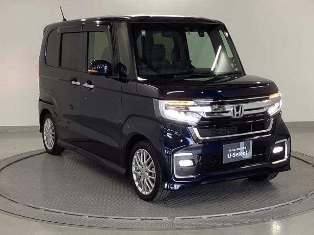 N-BOXカスタム Lターボ 純正ナビ フルセグ リアカメラ 地デジチューナー 衝突軽減ブレーキサポート LEDヘッドライ アイドリングS ターボエンジン PS カーテンエアバック シートヒータ エアバック USB AAC ABS(7枚目)