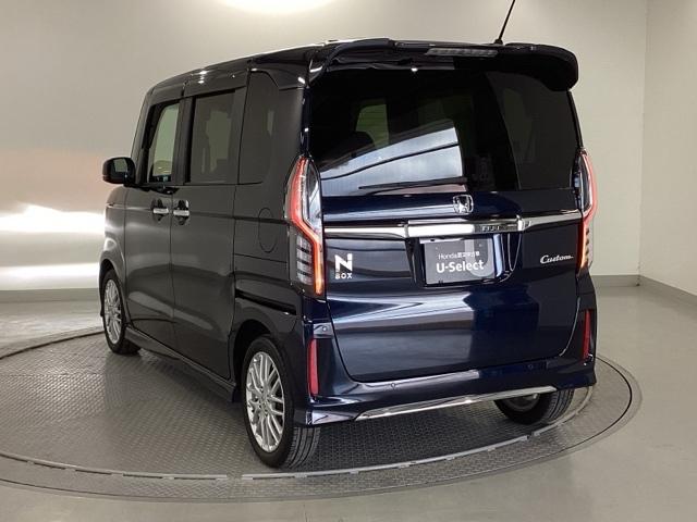 N-BOXカスタム Lターボ 純正ナビ フルセグ リアカメラ 地デジチューナー 衝突軽減ブレーキサポート LEDヘッドライ アイドリングS ターボエンジン PS カーテンエアバック シートヒータ エアバック USB AAC ABS(10枚目)