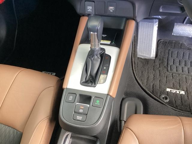 フィット リュクス　純正メモリーナビ　本革シート　ドラレコ　Ｂカメ　サイドエアバッグ　衝突軽減ブレーキ　クルーズコントロール　前席シートヒーター　ドライブレコーダー　パワステ　ＬＥＤヘッドライト　エアコン　ＡＢＳ　イモビ（13枚目）