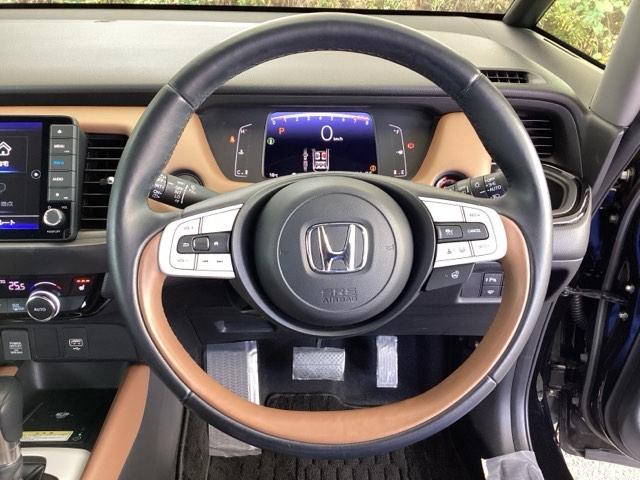 フィット リュクス　純正メモリーナビ　本革シート　ドラレコ　Ｂカメ　サイドエアバッグ　衝突軽減ブレーキ　クルーズコントロール　前席シートヒーター　ドライブレコーダー　パワステ　ＬＥＤヘッドライト　エアコン　ＡＢＳ　イモビ（14枚目）