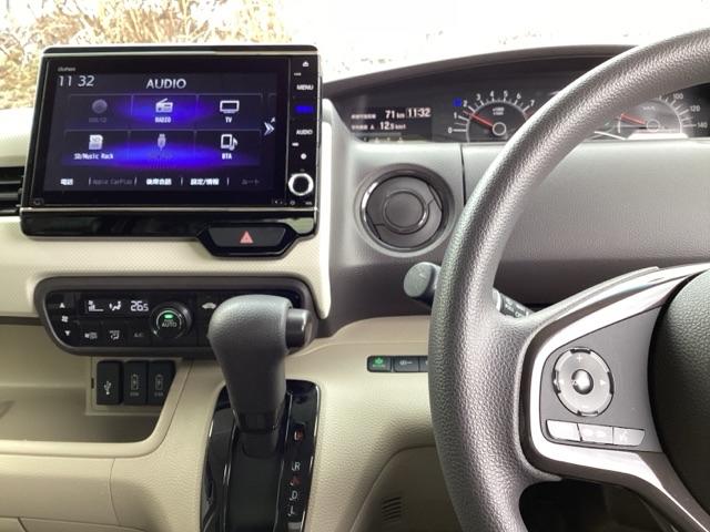Ｎ－ＢＯＸ Ｇ・Ｌホンダセンシング　ドラレコ　ナビ　Ｒカメラ　ブルートゥース　ベンチＳ　記録簿付き　スマートキープッシュスタート　Ｄレコ　両側スライド片側電動　ＤＶＤ可　ＰＳ　Ｓヒーター　ＵＳＢ接続　キーフリー　フルセグＴＶ　ＬＥＤ（3枚目）