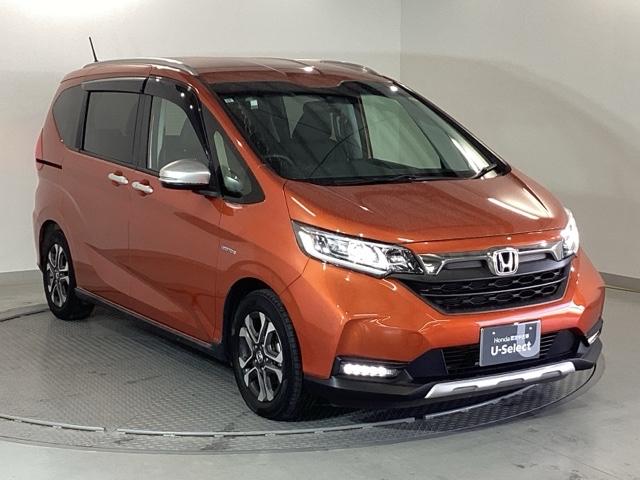 フリードハイブリッド ハイブリッド・クロスターホンダセンシング　純正メモリーナビ　両側電動スライドドア　バックモニター　シートヒータ　クルーズコントロール　ＵＳＢ入力　ＬＥＤヘッドランプ　地デジフルセグ　ＶＳＡ　ＤＶＤ再生　盗難防止　記録簿　アイドリングストップ（7枚目）