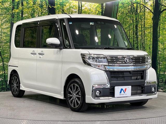 タント カスタムＸ　トップエディションＶＳ　ＳＡＩＩＩ　両側電動スライドドア　ＳＤナビ　全周囲カメラ　衝突被害軽減システム　禁煙車　ハーフレザーシート　シートヒーター　ドラレコ　スマートキー　ＬＥＤヘッド　オートハイビーム　オートライト　オートエアコン（16枚目）