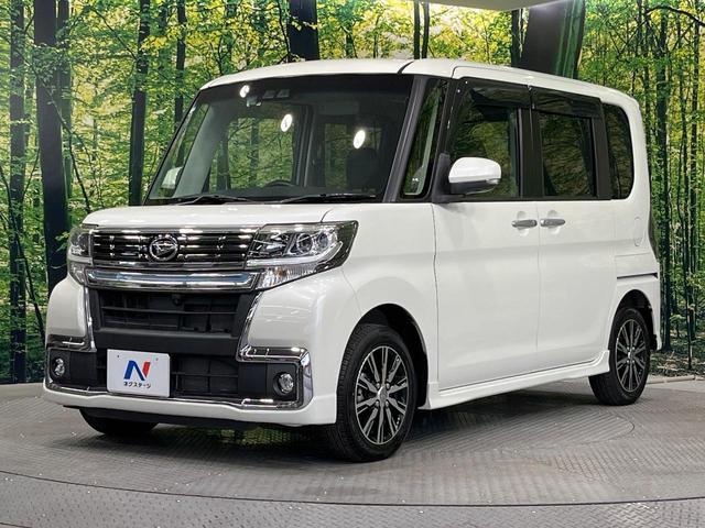 タント カスタムＸ　トップエディションＶＳ　ＳＡＩＩＩ　両側電動スライドドア　ＳＤナビ　全周囲カメラ　衝突被害軽減システム　禁煙車　ハーフレザーシート　シートヒーター　ドラレコ　スマートキー　ＬＥＤヘッド　オートハイビーム　オートライト　オートエアコン（28枚目）