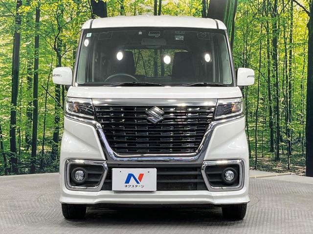 スペーシアカスタム ハイブリッドＸＳ　両側電動ドア　ＳＤナビ　衝突被害軽減システム　禁煙車　シートヒーター　ドラレコ　コーナーセンサー　スマートキー　ＬＥＤヘッド　ビルトインＥＴＣ　車線逸脱警報　オートライト　オートエアコン（14枚目）