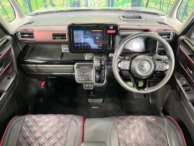 スペーシアカスタム ハイブリッドＸＳターボ　両側電動ドア　純正９型メモリーナビ　全周囲カメラ　衝突被害軽減システム　レーダークルーズ　禁煙車　ドラレコ　コーナーセンサー　ＬＥＤヘッド　ビルトインＥＴＣ　車線逸脱警報　オートライト　オートエアコン（2枚目）