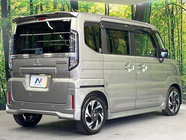 スペーシアカスタム ハイブリッドＸＳターボ　両側電動ドア　純正９型メモリーナビ　全周囲カメラ　衝突被害軽減システム　レーダークルーズ　禁煙車　ドラレコ　コーナーセンサー　ＬＥＤヘッド　ビルトインＥＴＣ　車線逸脱警報　オートライト　オートエアコン（17枚目）