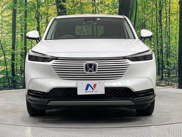 ヴェゼル e:HEV X 純正9型SDナビ バックカメラ レーダークルーズ 禁煙車 コーナーセンサー スマートキー LEDヘッド ビルトインETC 車線逸脱警報 オートライト オートエアコン 純正16インチアルミ(14枚目)