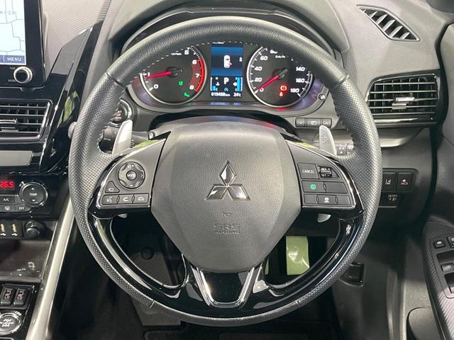 エクリプスクロス ブラックエディション 4WD サンルーフ 全周囲カメラ 純正8型ディスプレイオーディオ 衝突被害軽減システム レーダークルーズ 禁煙車 電動リアゲート ハーフレザーシート 全席シートヒーター パワーシート コーナーセンサー(11枚目)