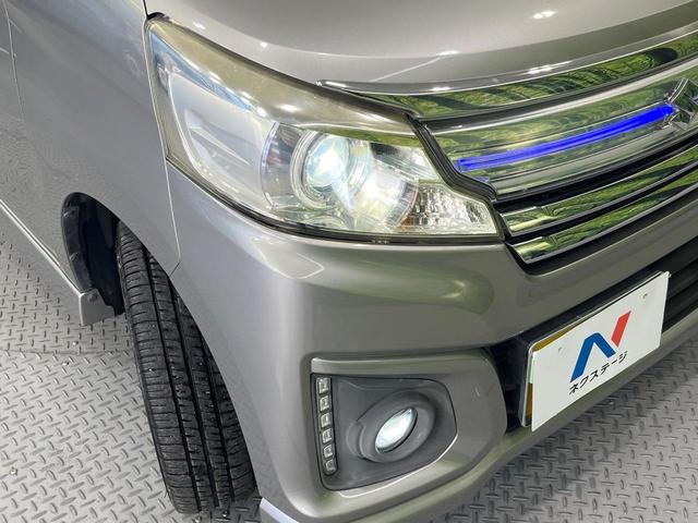 スペーシアカスタム ＸＳ　両側電動ドア　　禁煙車　シートヒーター　スマートキー　ＨＩＤヘッド　ＥＴＣ　オートエアコン　純正１５インチアルミ　ＣＤ　ＬＥＤフォグ　衝突安全ボディ　アイドリングストップ　盗難防止装置（12枚目）