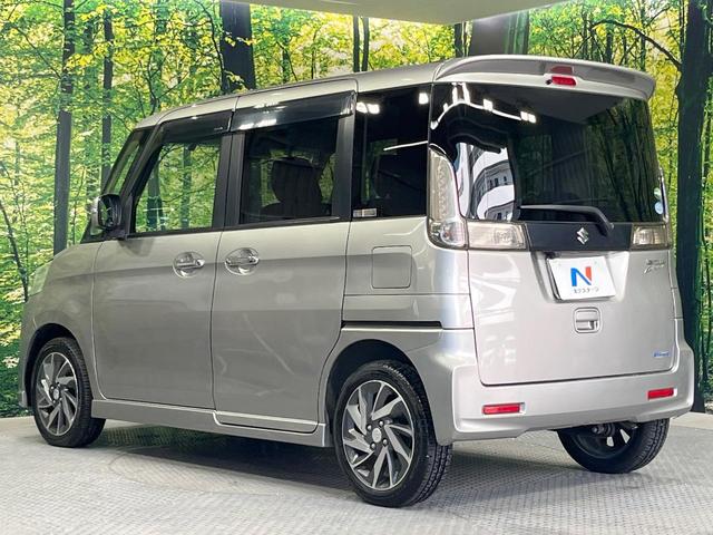 スペーシアカスタム ＸＳ　両側電動ドア　　禁煙車　シートヒーター　スマートキー　ＨＩＤヘッド　ＥＴＣ　オートエアコン　純正１５インチアルミ　ＣＤ　ＬＥＤフォグ　衝突安全ボディ　アイドリングストップ　盗難防止装置（56枚目）