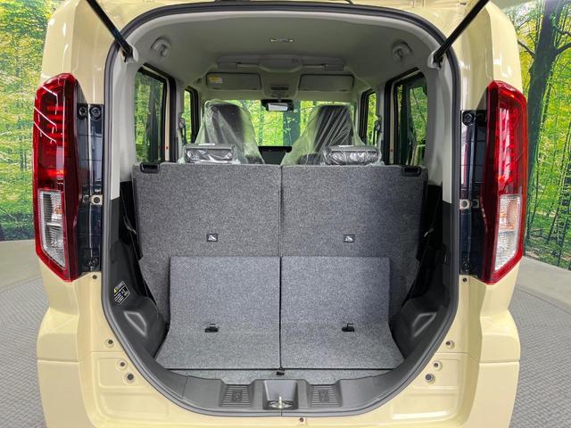 スペーシア ハイブリッドX 届出済未使用車 両側電動スライドドア 衝突被害軽減システム コーナーセンサー スマートキー LEDヘッド オートライト オートエアコン スリムサーキュレーター ロールサンシェード 電動格納ミラー(37枚目)