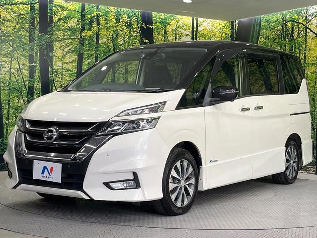 セレナ ハイウェイスター Vセレクション 両側電動ドア SDナビ 全周囲カメラ 衝突被害軽減システム クルコン 禁煙車 ドラレコ コーナーセンサー LEDヘッド ビルトインETC オートライト オートエアコン 純正16インチアルミ(65枚目)