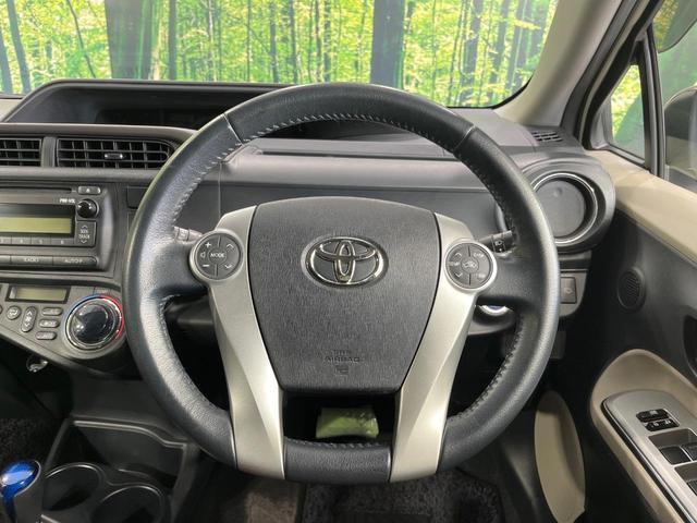 アクア G モデリスタフルエアロ 禁煙車 スマートキー LEDヘッド ETC オートライト オートエアコン 純正16インチアルミ CD 電動格納ミラー 衝突安全ボディ(11枚目)