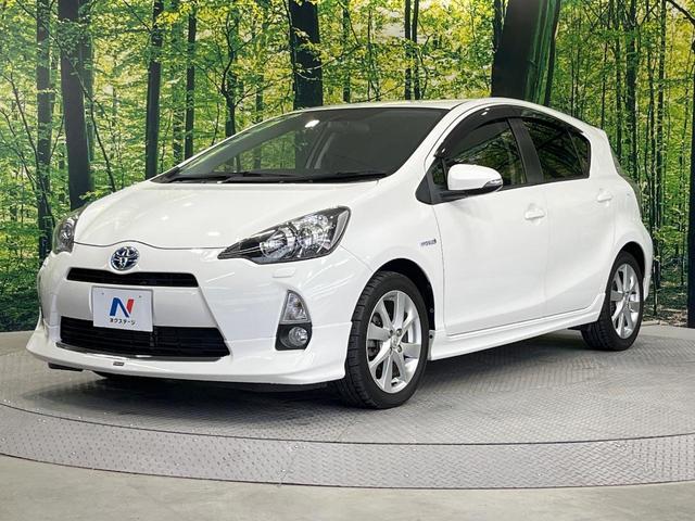 アクア G モデリスタフルエアロ 禁煙車 スマートキー LEDヘッド ETC オートライト オートエアコン 純正16インチアルミ CD 電動格納ミラー 衝突安全ボディ(61枚目)