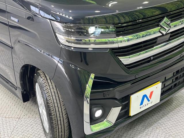 スペーシアカスタム ハイブリッドGS 届出済未使用車 純正9型ナビ 電動スライドドア 全周囲カメラ 衝突被害軽減システム レーダークルーズ シートヒーター コーナーセンサー スマートキー LEDヘッド 純正14インチアルミ 車線逸脱警報(12枚目)