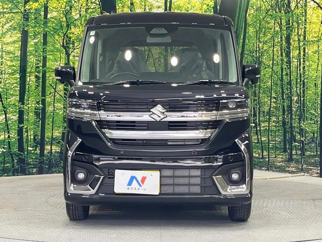 スペーシアカスタム ハイブリッドGS 届出済未使用車 純正9型ナビ 電動スライドドア 全周囲カメラ 衝突被害軽減システム レーダークルーズ シートヒーター コーナーセンサー スマートキー LEDヘッド 純正14インチアルミ 車線逸脱警報(14枚目)