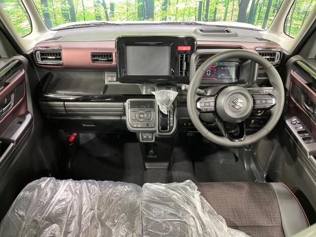 スペーシアカスタム ハイブリッドXS 届出済未使用車 両側電動ドア 衝突被害軽減システム レーダークルーズ シートヒーター コーナーセンサー スマートキー LEDヘッド 純正15インチアルミ 車線逸脱警報 オートライト オートエアコン(2枚目)