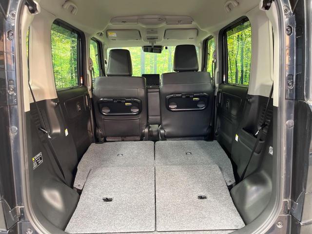 スペーシアカスタム ハイブリッドＸＳターボ　メーカー９型ナビ　両側電動ドア　全周囲カメラ　衝突軽減装置　レーダークルーズ　禁煙車　ハーフレザーシート　シートヒーター　コーナーセンサー　スマートキー　ＬＥＤヘッド　ＥＴＣ　純正１５インチアルミ（10枚目）