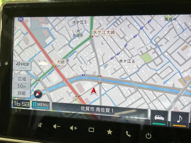 スペーシアカスタム ハイブリッドＸＳターボ　メーカー９型ナビ　両側電動ドア　全周囲カメラ　衝突軽減装置　レーダークルーズ　禁煙車　ハーフレザーシート　シートヒーター　コーナーセンサー　スマートキー　ＬＥＤヘッド　ＥＴＣ　純正１５インチアルミ（56枚目）