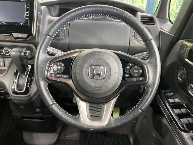 Ｎ－ＢＯＸカスタム Ｇ・Ｌターボホンダセンシング　純正ＳＤナビ　両側電動ドア　バックカメラ　レーダークルーズ　禁煙車　ハーフレザーシート　ドラレコ　コーナーセンサー　ＬＥＤヘッド　ビルトインＥＴＣ　純正１５インチアルミ　車線逸脱警報　オートライト（11枚目）