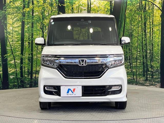 Ｎ－ＢＯＸカスタム Ｇ・Ｌターボホンダセンシング　純正ＳＤナビ　両側電動ドア　バックカメラ　レーダークルーズ　禁煙車　ハーフレザーシート　ドラレコ　コーナーセンサー　ＬＥＤヘッド　ビルトインＥＴＣ　純正１５インチアルミ　車線逸脱警報　オートライト（14枚目）