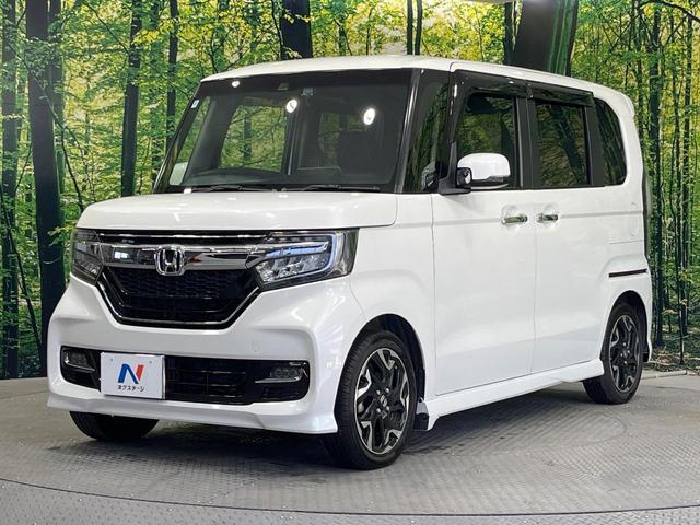 Ｎ－ＢＯＸカスタム Ｇ・Ｌターボホンダセンシング　純正ＳＤナビ　両側電動ドア　バックカメラ　レーダークルーズ　禁煙車　ハーフレザーシート　ドラレコ　コーナーセンサー　ＬＥＤヘッド　ビルトインＥＴＣ　純正１５インチアルミ　車線逸脱警報　オートライト（58枚目）